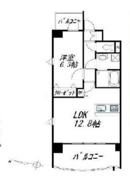 プリマベーラ大崎 601 間取り図