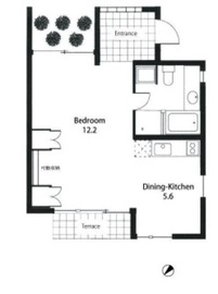 メゾン・デュ・ディズイット 103 間取り図