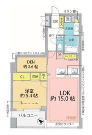 サンクタス武蔵小山 6階 間取り図