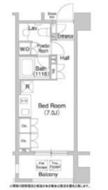 コンフォリア大森DEUX 304 間取り図