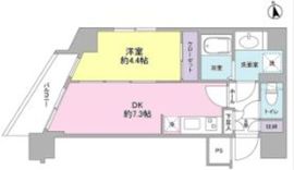 コンフォリア東池袋 901 間取り図