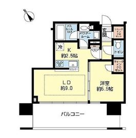 シティタワー目黒 6階 間取り図