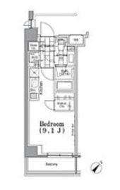 ONE ROOF FLAT TSUKISHIMA (ワンルーフフラット月島) 210 間取り図