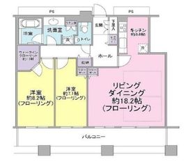 東京シーサウスブランファーレ 25階 間取り図