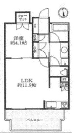 イニシアイオ湯島三組坂上 2階 間取り図