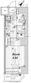 メイクスデザイン門前仲町グローブ 701 間取り図