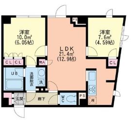 エスティメゾン新中野 207 間取り図