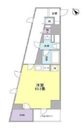 TKフラッツ渋谷 401 間取り図