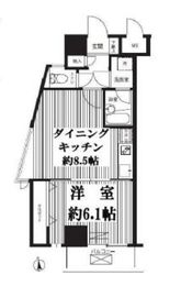 インプルーブ白金 201 間取り図