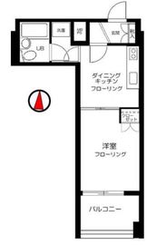 インペリアル広尾 6階 間取り図