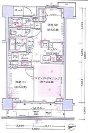 シティハウス本郷三丁目 14階 間取り図