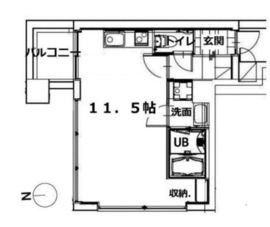 代官山ハウス 1F1 間取り図