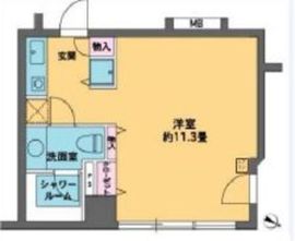 カスタリア水天宮2 603 間取り図