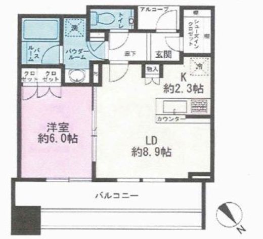 スカイフォレストレジデンス　タワー&スイート 17階 間取り図