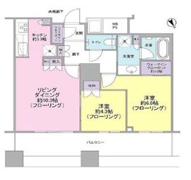 ザ・パークハウス西新宿タワー60 52階 間取り図