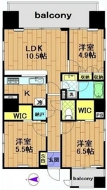 ガーデンコート小石川 1001 間取り図