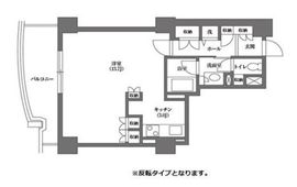 文京グリーンコートビュータワー本駒込 B203 間取り図