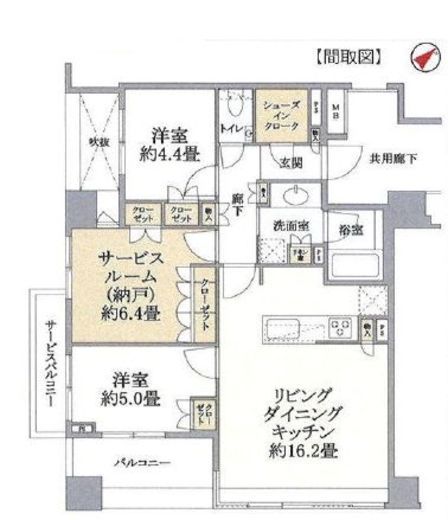 ディアナコート千石丸山町 1階 間取り図