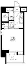 ガーラ三田慶大前 6階 間取り図