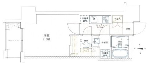 半蔵門レジデンス 1103 間取り図