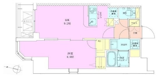 半蔵門レジデンス 404 間取り図