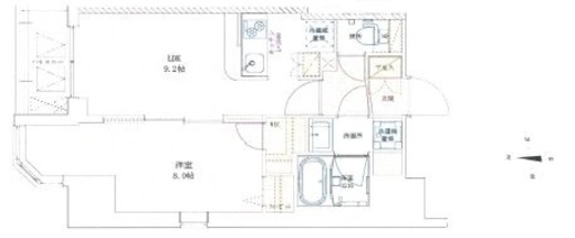 半蔵門レジデンス 804 間取り図