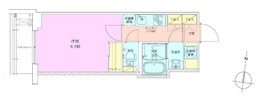 半蔵門レジデンス 1305 間取り図