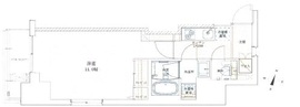 半蔵門レジデンス 508 間取り図