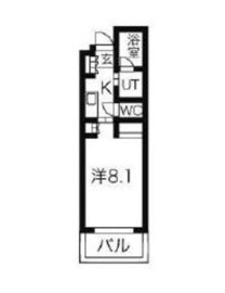 ガーデン東新宿 318 間取り図