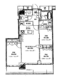 アルファグランデ千桜タワー 8階 間取り図