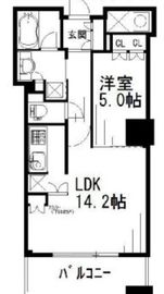 ザ・パークハウス西新宿タワー60 15階 間取り図