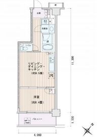 エスティメゾン豊洲レジデンス E729 間取り図