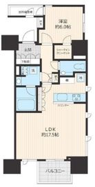 ブランズ東麻布 5階 間取り図