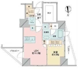 プレミスト新宿都庁前 11階 間取り図