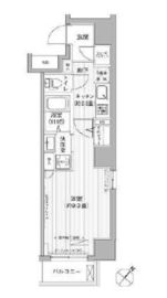 エムズサニーパレス月島 302 間取り図