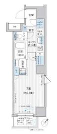 エムズサニーパレス月島 402 間取り図