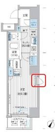 エムズサニーパレス月島 502 間取り図