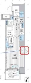 エムズサニーパレス月島 602 間取り図