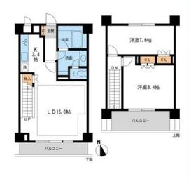 NTPRレジデンス鷹番 303 間取り図