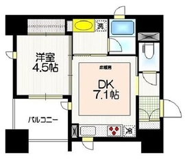 アトラス早稲田の杜 8階 間取り図