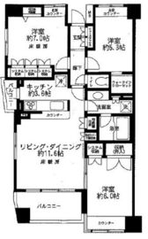 プランシェードメイツ白金 4階 間取り図