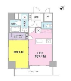 ベルフェリーク浅草橋 901 間取り図