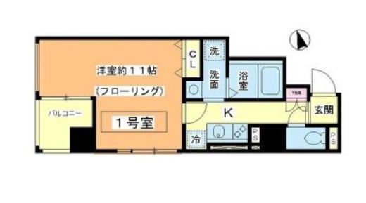 スリアン神楽坂 401 間取り図