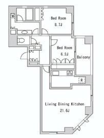 プレミエール一番町 1001 間取り図