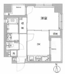 レガロ新御徒町ステーションパレス 8階 間取り図