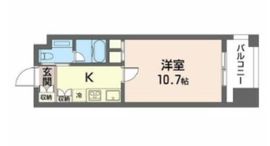 エスティメゾン銀座 805 間取り図