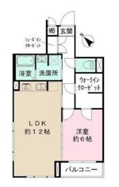 エルスタンザ西小山 401 間取り図
