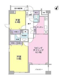 ヒルトップ半蔵門 6階 間取り図