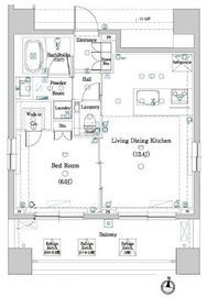 DIPS神楽坂 1206 間取り図