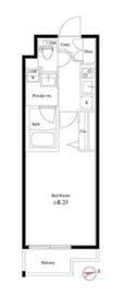 ハーモニーレジデンス新宿御苑 THE WEST 2階 間取り図